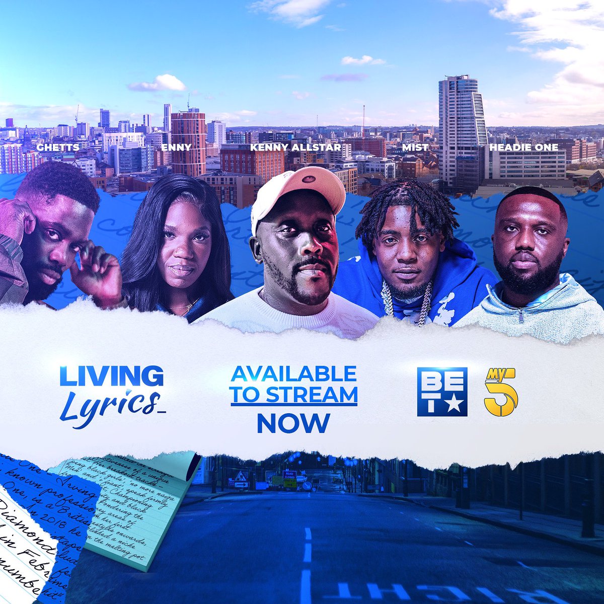 Living Lyrics has been nominated for Best Popular Factual at <a href="/Broadcastnow/">Broadcastnow</a> Digital Awards 🏆

Huge thanks to @therealghetts <a href="/ennyintegrity/">ENNY</a> @mist_rs @headieone for their powerful stories, and to @kennyallstar and the brilliant team behind the series 

#BETUK #LivingLyrics