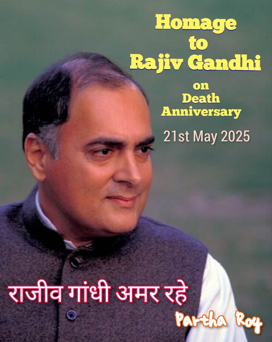 PARTHA ROY (@partha1963) on Twitter photo #RAJIVGANDHIDEATHANNIVERSARY #RajivGandhi <a href="/INCIndia/">Congress</a> <a href="/RahulGandhi/">Rahul Gandhi</a> <a href="/priyankagandhi/">Priyanka Gandhi Vadra</a> <a href="/kharge/">Mallikarjun Kharge</a> <a href="/IYC/">Indian Youth Congress</a> <a href="/MahilaCongress/">All India Mahila Congress</a> <a href="/INCDelhi/">Delhi Congress</a> <a href="/friendscongress/">Friends of Congress</a>
#homage #RAJIVGANDHIDEATHANNIVERSARY #RajivGandhi <a href="/INCIndia/">Congress</a> <a href="/RahulGandhi/">Rahul Gandhi</a> <a href="/priyankagandhi/">Priyanka Gandhi Vadra</a> <a href="/kharge/">Mallikarjun Kharge</a> <a href="/IYC/">Indian Youth Congress</a> <a href="/MahilaCongress/">All India Mahila Congress</a> <a href="/INCDelhi/">Delhi Congress</a> <a href="/friendscongress/">Friends of Congress</a>
#homage