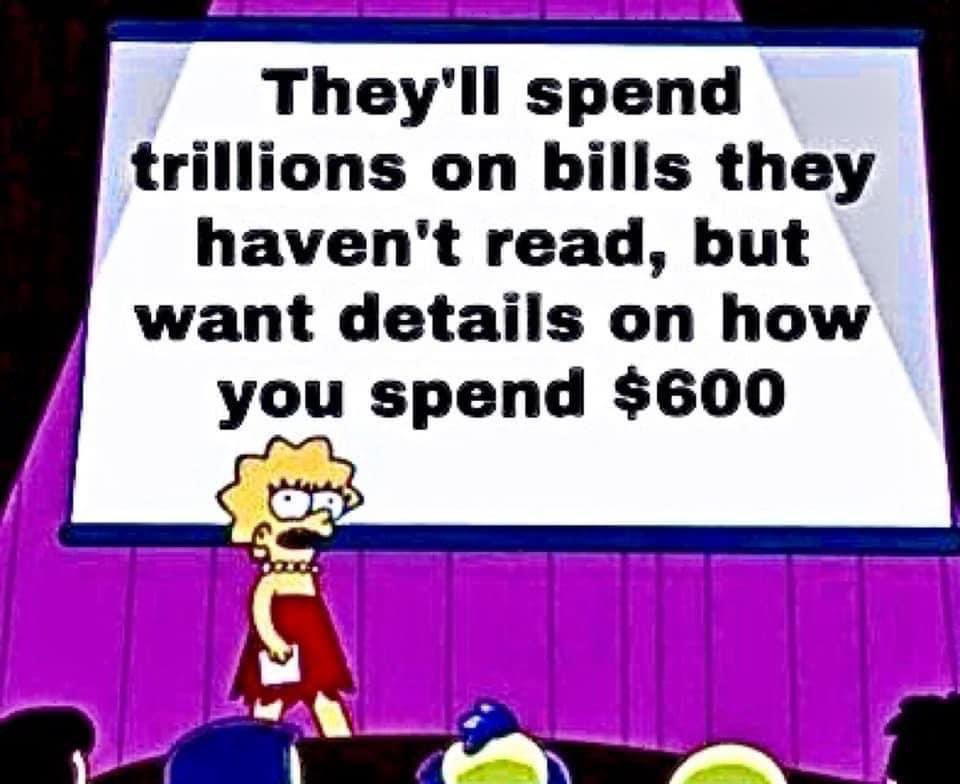 They don’t read the bills.