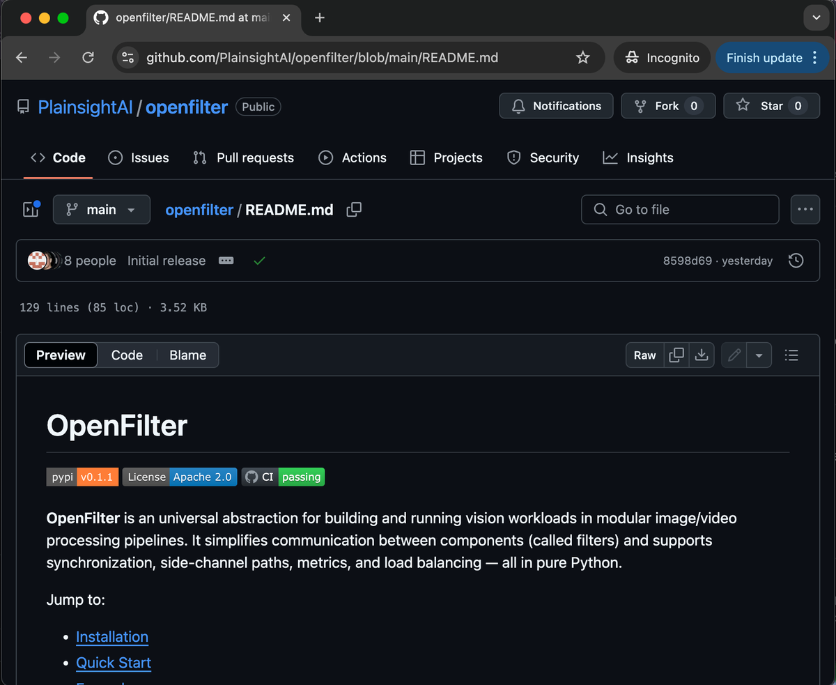 Plainsight Introduces Open Source OpenFilter for Scalable Computer Vision AI
edge-ai-vision.com/2025/05/plains…