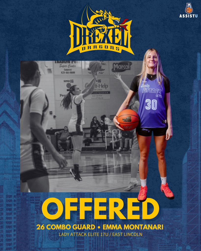 Emma Montanari (@montanari_emma) on Twitter photo After a great conversation with <a href="/DUtwindragons/">Amy Mallon</a> , I am blessed and excited to receive an offer to play for <a href="/DrexelWBB/">Drexel Women's Basketball</a>!! After a great conversation with <a href="/DUtwindragons/">Amy Mallon</a> , I am blessed and excited to receive an offer to play for <a href="/DrexelWBB/">Drexel Women's Basketball</a>!!