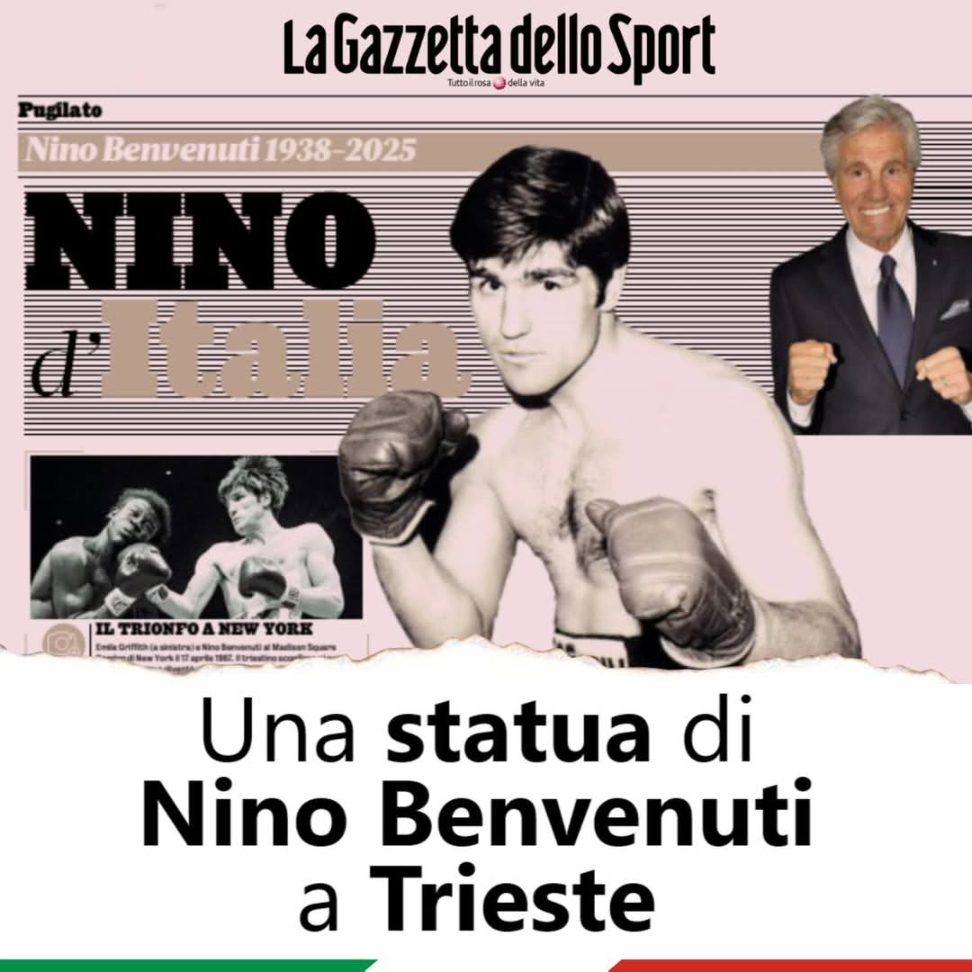 🥊
in accordo con il vicepresidente Mario Anzil ho chiesto al Sindaco Roberto Dipiazza di installare a #Trieste una statua in onore di #NinoBenvenuti, già cittadino onorario della città.