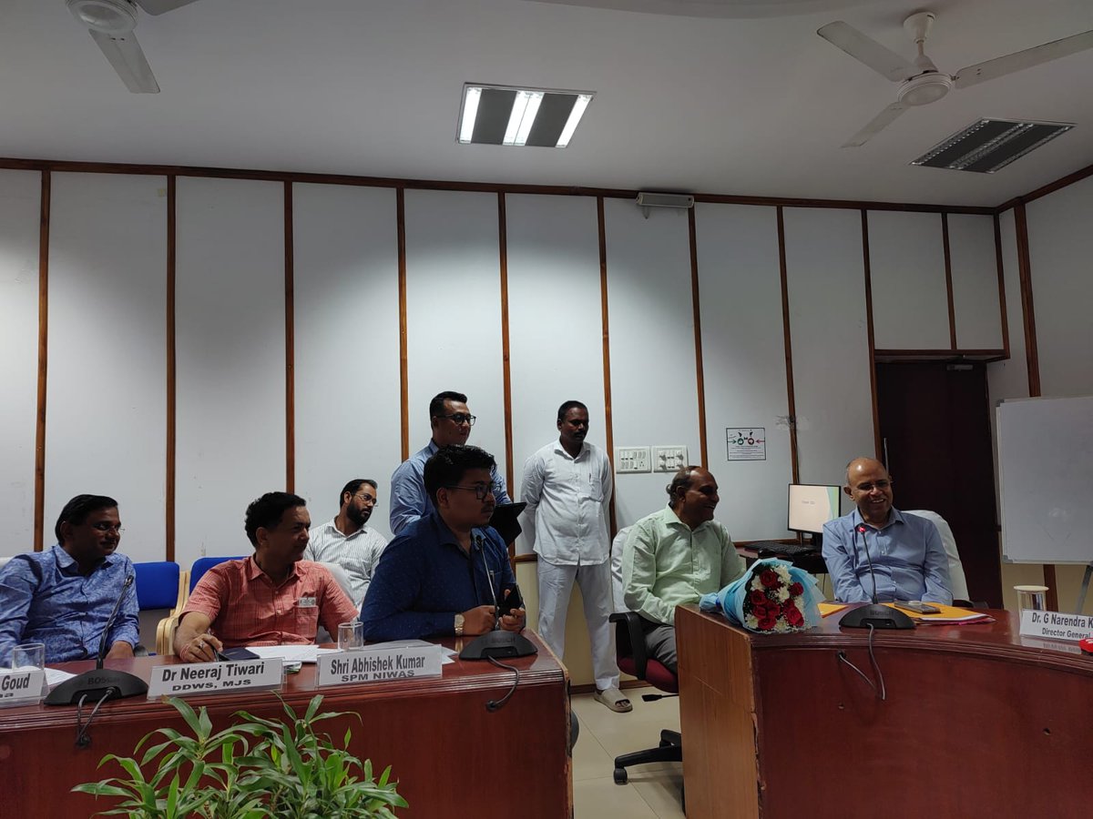 NIRDPR_India's tweet image. 🧼 A 3-day National Training on Impact Evaluation of SBM-G concluded at @NIRDPR_India, Hyderabad, focusing on building robust M&amp;amp;E systems to drive results in rural sanitation.

📢 Shri Ashok K. K. Meena, IAS, Secretary, @MoJSDDWS, addressed the participants during the valedictory…