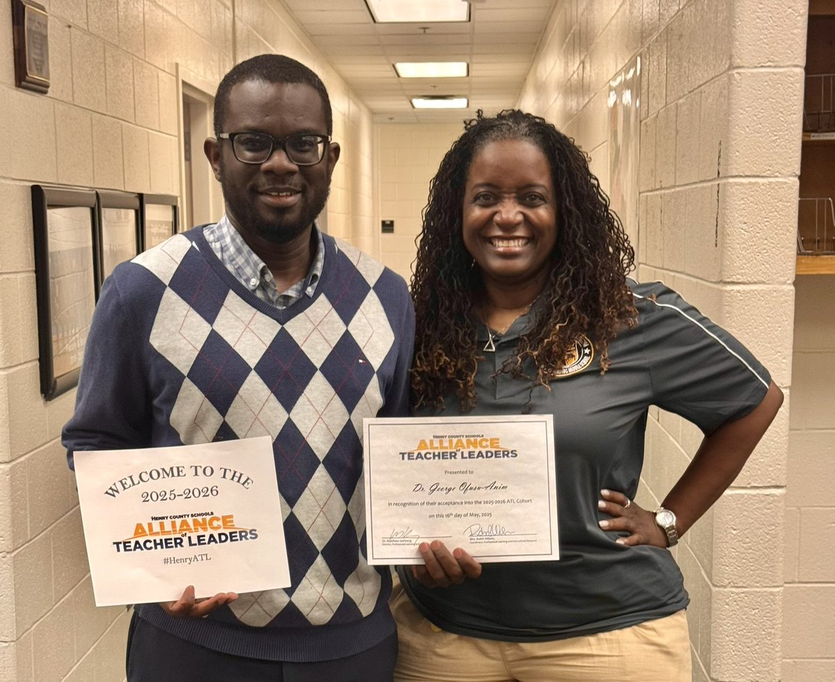 ᔑᖾᥲყƙᥱꙆᥱ Ʈ. ᕼoꙆ⳽ᥱყ (@principalholsey) on Twitter photo Congratulations Dr. Ofosu on your acceptance into <a href="/HenryCountyBOE/">Henry County Schools</a> #AllianceofTeacherLeaders; a first for <a href="/ELM_HCS/">ELMS</a> ! We are so proud of you and can’t wait to see you in action next school year! <a href="/robininhampton/">Robin Wilson</a> Congratulations Dr. Ofosu on your acceptance into <a href="/HenryCountyBOE/">Henry County Schools</a> #AllianceofTeacherLeaders; a first for <a href="/ELM_HCS/">ELMS</a> ! We are so proud of you and can’t wait to see you in action next school year! <a href="/robininhampton/">Robin Wilson</a>
