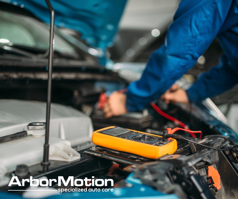arborMOTION's tweet image. ⚡ Your driving habits affect your battery! Short trips = less recharge time. 🔋 Longer drives help your alternator do its job! 🛠️ Routine checks mean fewer surprises. Trust ArborMotion in Ann Arbor! 🚘 arbormotion.com/appointment #BatteryTips #CarCare #EuropeanAutoRepair