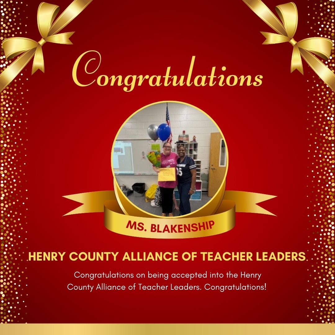 Luella Elementary School (@luellaes_hcs) on Twitter photo Congratulations to Ms. Sara Blakenship on being accepted into the Henry County Alliance of Teacher Leaders . <a href="/drtwylabarkley/">Dr. Twyla Lyons Barkley</a> <a href="/HenryCountyBOE/">Henry County Schools</a> Congratulations to Ms. Sara Blakenship on being accepted into the Henry County Alliance of Teacher Leaders . <a href="/drtwylabarkley/">Dr. Twyla Lyons Barkley</a> <a href="/HenryCountyBOE/">Henry County Schools</a>