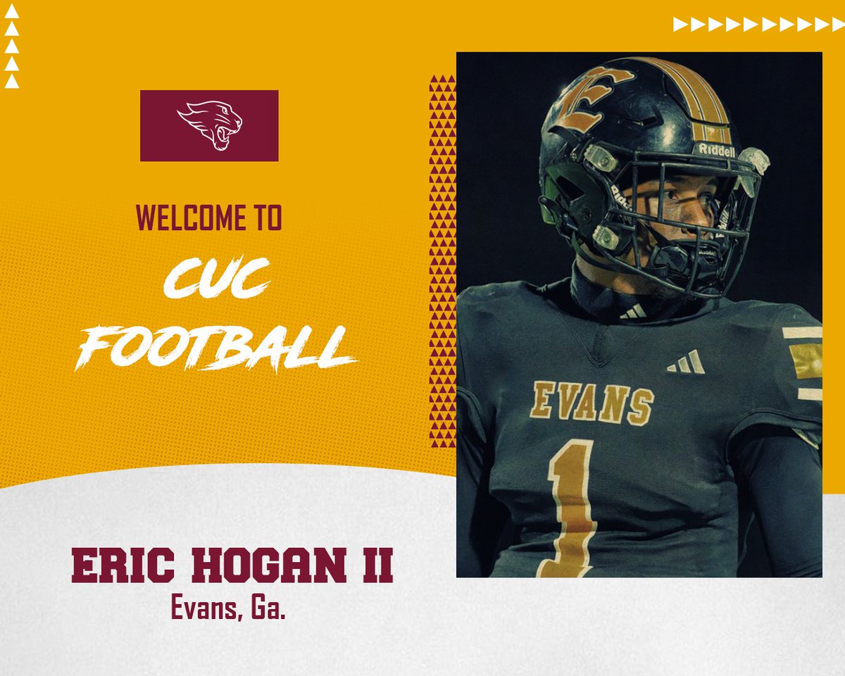 It's time to welcome another new family member for the 2025 season ⬇️                    

Meet our multifaceted athlete from Evans, Georgia.

Welcome to the CUC Family, Eric Hogan II!!