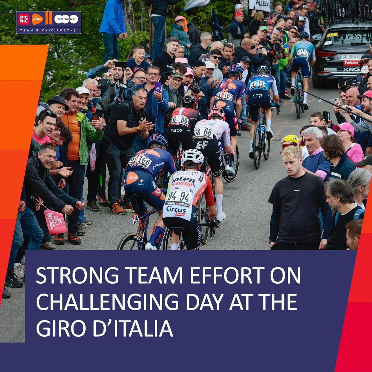 Team Picnic PostNL (@picnicpostnl) on Twitter photo 💬"It was a spirited effort from Max and he never gave up. It’s good to have guys like Romain and Chris to help protect and guide him on a day like this, and limit the loses. We’ll continue to fight here." - Coach <a href="/Mattw1nston/">Matt Winston</a>
Get our #GirodItalia🇮🇹 S11 reaction 👇🏻 💬"It was a spirited effort from Max and he never gave up. It’s good to have guys like Romain and Chris to help protect and guide him on a day like this, and limit the loses. We’ll continue to fight here." - Coach <a href="/Mattw1nston/">Matt Winston</a>
Get our #GirodItalia🇮🇹 S11 reaction 👇🏻