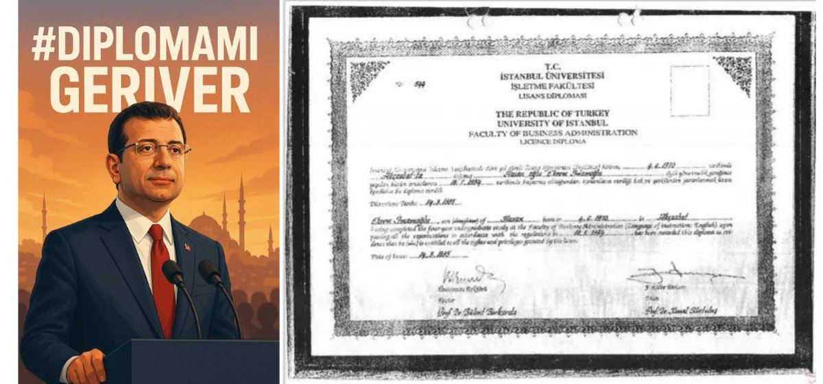 IlknurTurfanda's tweet photo. Egemenlik kayıtsız şartsız milletindir!
Elde edilmiş hak, gasp edilemez.!
#Diplomamıgeriver https://t.co/243xRWrky2