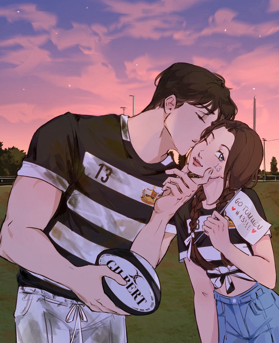 “Don’t forget about me when you're a rich and famous rugby player."
"You never know," he said with a smirk. "I might take you with me so you can cheer me on in the stands.”

shannon lynch &amp; johnny kavanagh 🤍🏉 by dimaalry