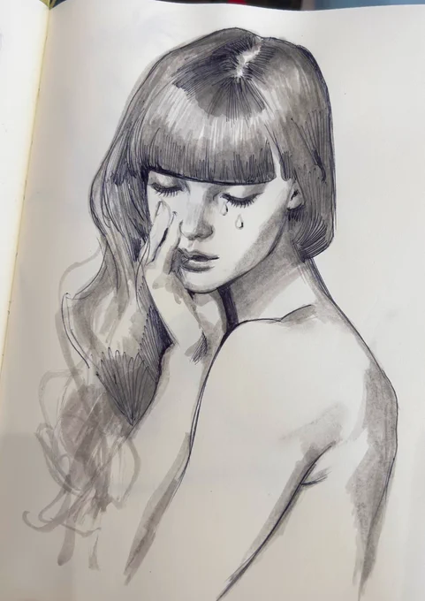 playing around with inky water