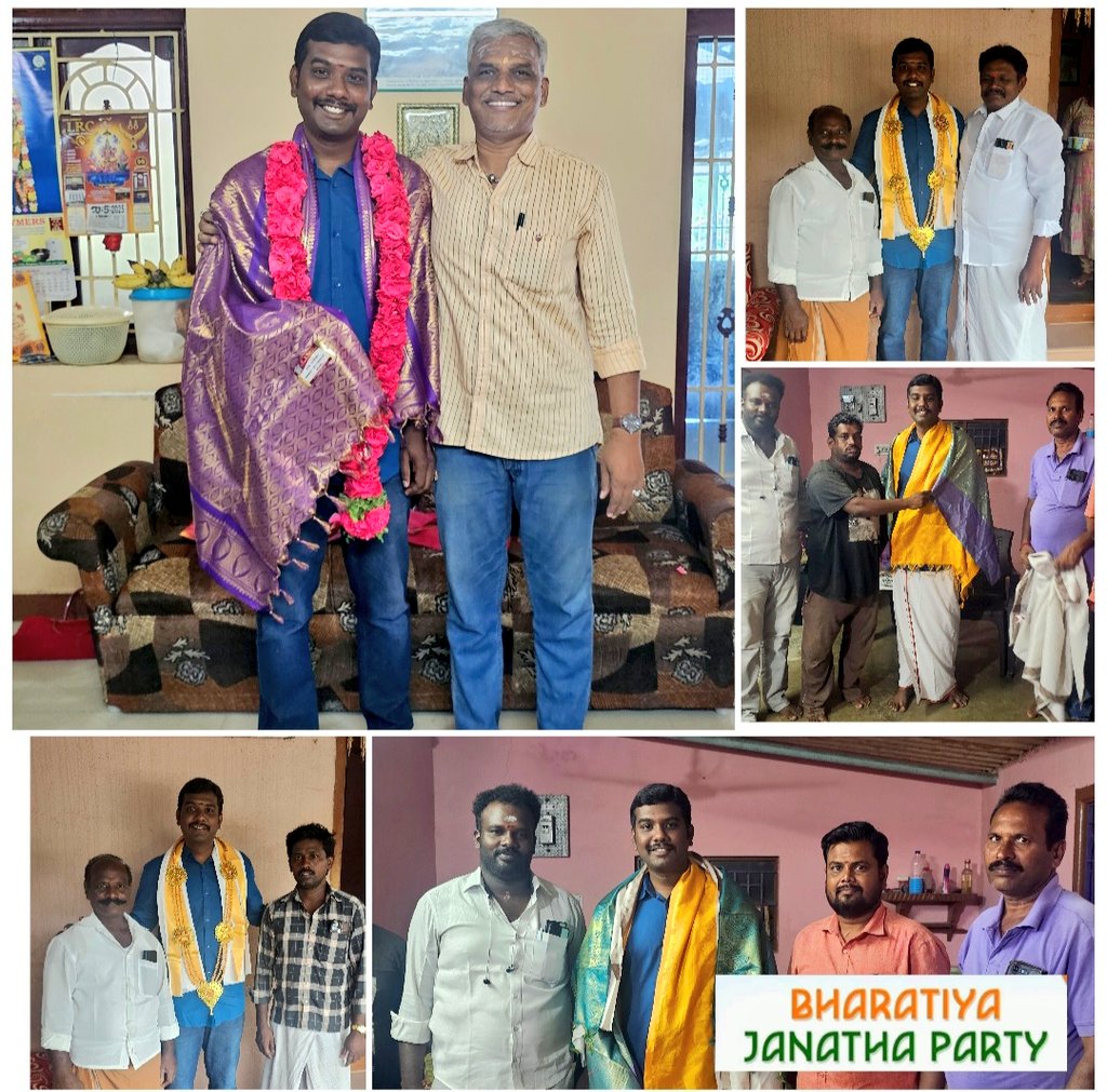 D.Sabariselvan (@sabariame) on Twitter photo பாஜக சேலம் கிழக்கு மாவட்ட செயலாளராக பொறுப்பேற்றதற்கு இன்று நேரில் வாழ்த்து கூறிய கூட்டுறவு பிரிவு மாநில செயலாளர் ராமமூர்த்தி, பெத்தநாயக்கன்பாளையம் வடக்கு மற்றும் தெற்கு மண்டல் தலைவர்கள் & நிர்வாகிகளுக்கு எனது மனமார்ந்த நன்றிகள்.!
<a href="/BJP4TamilNadu/">BJP Tamilnadu</a> <a href="/NainarBJP/">Nainar Nagenthiran</a> <a href="/SuryahSG/">Dr.SG Suryah</a> <a href="/annamalai_k/">K.Annamalai</a> பாஜக சேலம் கிழக்கு மாவட்ட செயலாளராக பொறுப்பேற்றதற்கு இன்று நேரில் வாழ்த்து கூறிய கூட்டுறவு பிரிவு மாநில செயலாளர் ராமமூர்த்தி, பெத்தநாயக்கன்பாளையம் வடக்கு மற்றும் தெற்கு மண்டல் தலைவர்கள் & நிர்வாகிகளுக்கு எனது மனமார்ந்த நன்றிகள்.!
<a href="/BJP4TamilNadu/">BJP Tamilnadu</a> <a href="/NainarBJP/">Nainar Nagenthiran</a> <a href="/SuryahSG/">Dr.SG Suryah</a> <a href="/annamalai_k/">K.Annamalai</a>