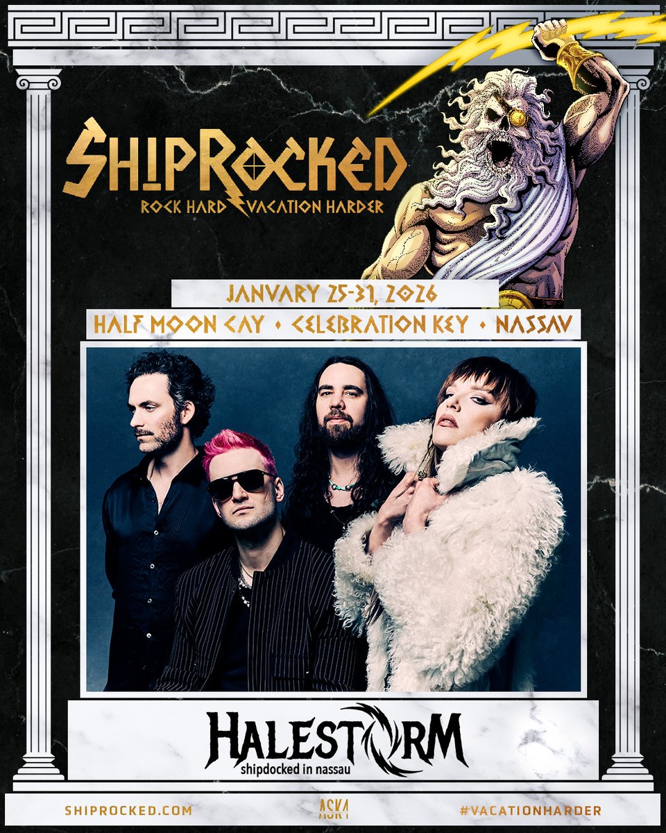 Halestorm (@halestorm) on Twitter photo See you in 2026 at <a href="/ShipRocked/">ShipRocked</a> Freaks!!! Tickets are already on sale, so get ready to be rocked🤘🌊
Photos: @RenanFacciolo / @tododiaumrock See you in 2026 at <a href="/ShipRocked/">ShipRocked</a> Freaks!!! Tickets are already on sale, so get ready to be rocked🤘🌊
Photos: @RenanFacciolo / @tododiaumrock