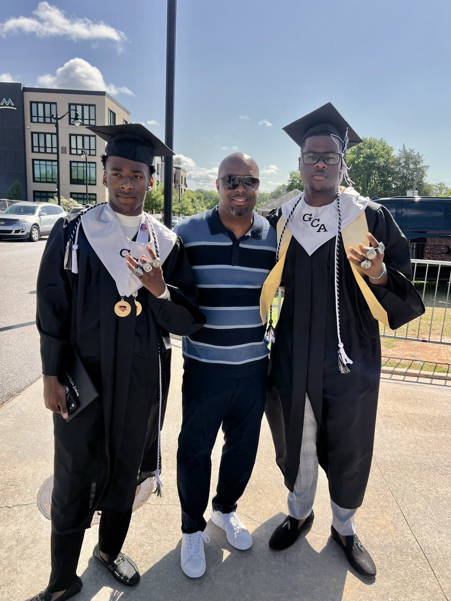 I am delighted to acknowledge the accomplishments of these two individuals LJ Britt &amp; TyQuan McDuffie, who graduated this morning. Congratulations to them and their families. It has been a pleasure to not only coach you guys but to have an opportunity to make you part of my