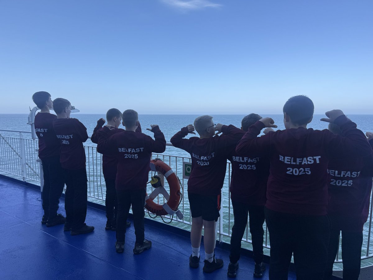 Lots of fun on the ferry 🚢☀️ <a href="/CaldervaleHigh/">Caldervale High</a>