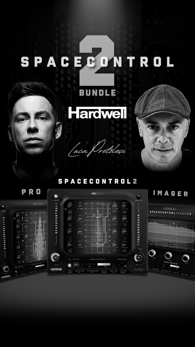 HARDWELL's tweet image. SPACE CONTROL 2 has launched featuring Standard and Pro Versions along with a new component “IMAGER”.
SC2: acustica-audio.com/shop/products/…
IMAGER: acustica-audio.com/shop/products/…
@StudioDMI, @LucaPretolesi & @AcusticaAudio