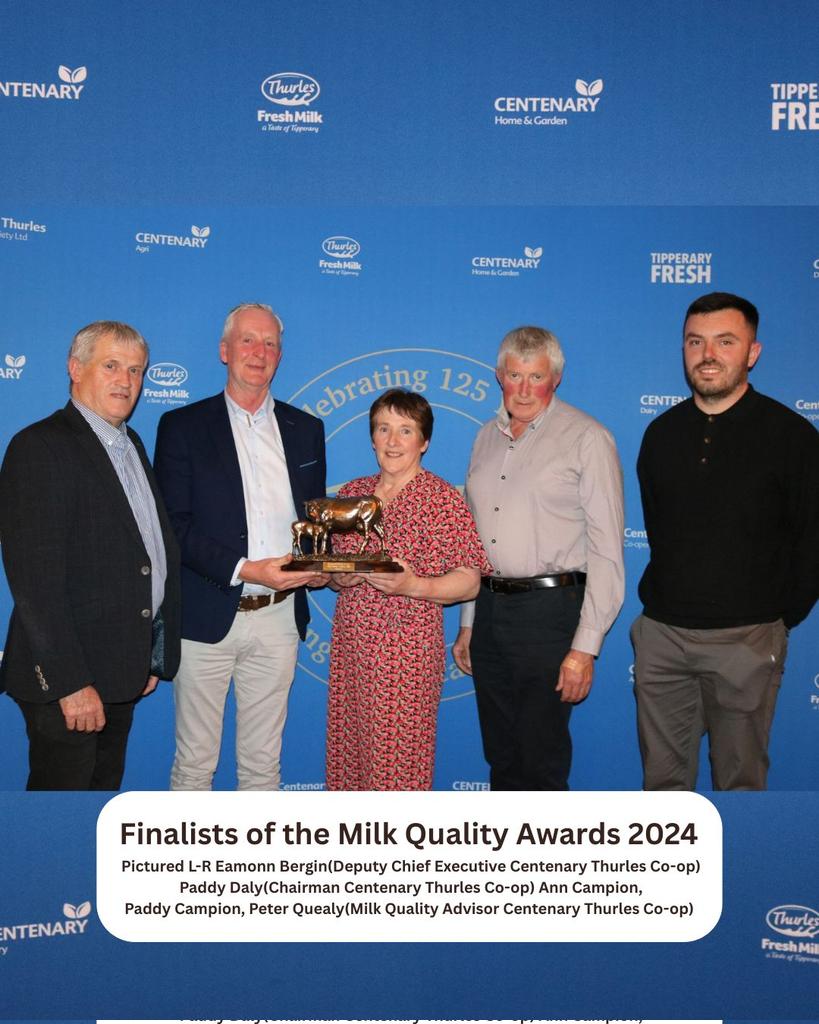 Commendations to all the finalists of the Centenary Thurles Co-op Milk Quality Awards, your dedication to excellence is truly commendable, and it is clear to see your efforts go beyond the milking parlour.
#nationaldairycouncil #thurlesfreshmilk #milkqualityawards