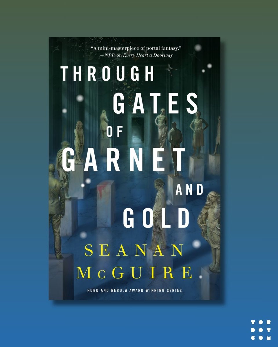 TorDotComPub's tweet photo. Behold the cover of Through Gates of Garnet and Gold by @seananmcguire! Coming 1.6.26!

A fan-favorite character returns in this action-packed next installment in her Hugo Award-winning Wayward Children series.

Cover art by Robert Hunt https://t.co/zZxzkNWxlE