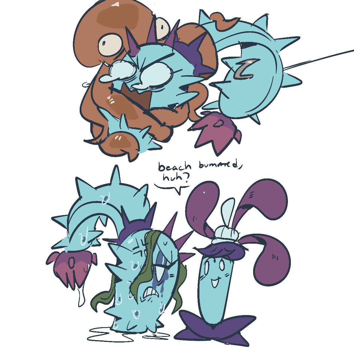 aerilateb00sted's tweet image. shadowy shenanigans #pvz2