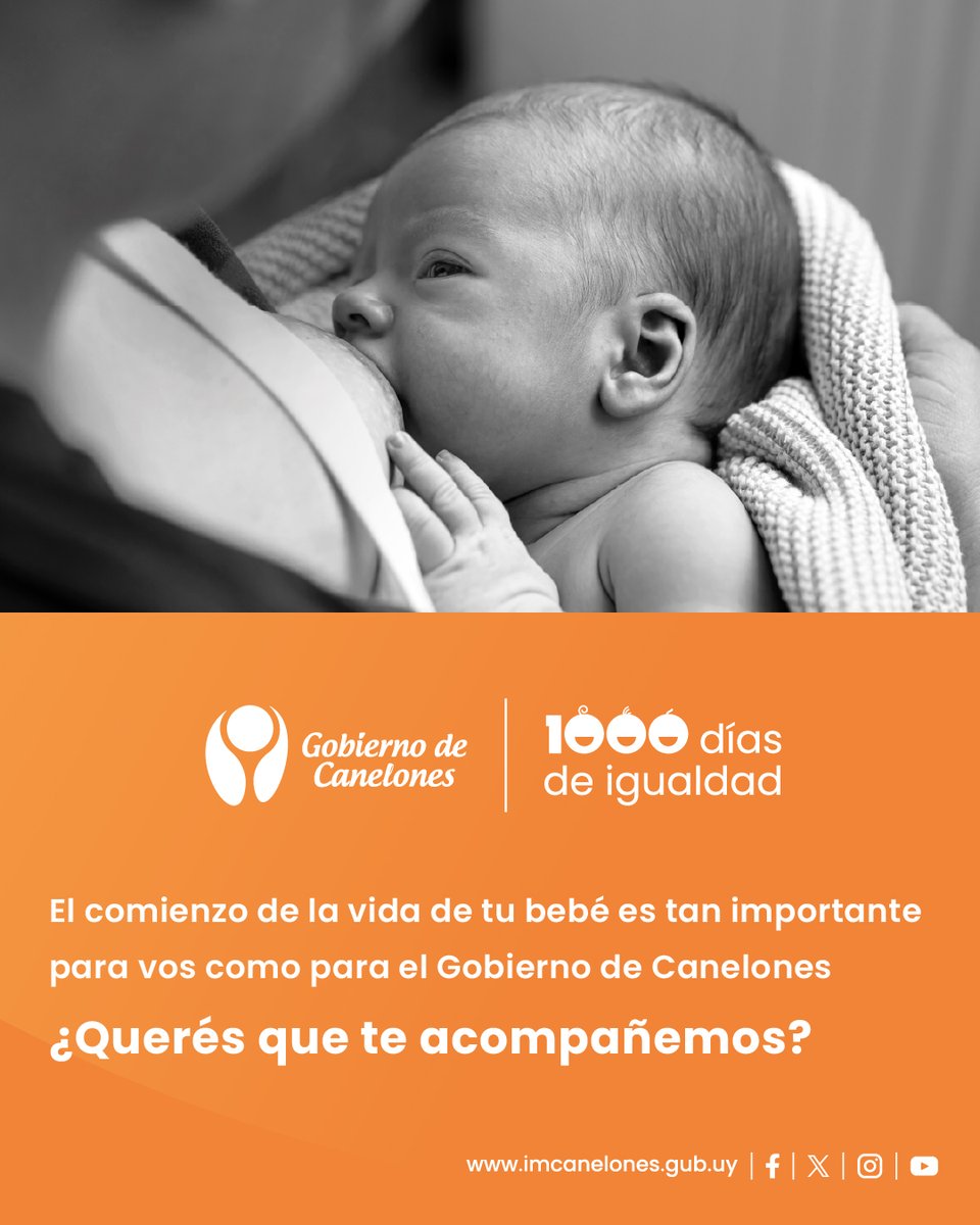 👶Hasta el 30 de junio la Intendencia de Canelones convoca a embarazadas y familias con niñas/os menores de 1 año a postularse al programa 1000 Días de Igualdad.

Requisitos, información e inscripciones aquí 👉 imcanelones.gub.uy/noticias/convo…