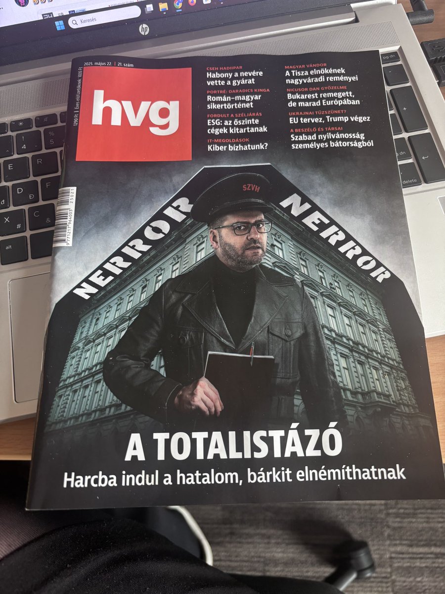 New Russian-style law by the Hungarian government. New cover from HVG.