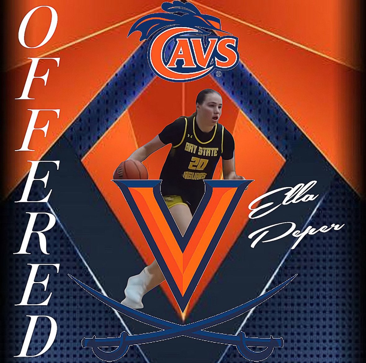 Ella Peper20 (@ella_peper) on Twitter photo After a great call with <a href="/UVACoachMox/">Amaka ‘Mox’ Agugua-Hamilton</a> I’m blessed to have received an offer from <a href="/UVAWomensHoops/">Virginia Women's Basketball</a>! Thank to all the coaching staff for this opportunity! <a href="/BayStateJags/">Bay State Jaguars</a> <a href="/LaurieBollin/">LAURIE BOLLIN</a> After a great call with <a href="/UVACoachMox/">Amaka ‘Mox’ Agugua-Hamilton</a> I’m blessed to have received an offer from <a href="/UVAWomensHoops/">Virginia Women's Basketball</a>! Thank to all the coaching staff for this opportunity! <a href="/BayStateJags/">Bay State Jaguars</a> <a href="/LaurieBollin/">LAURIE BOLLIN</a>