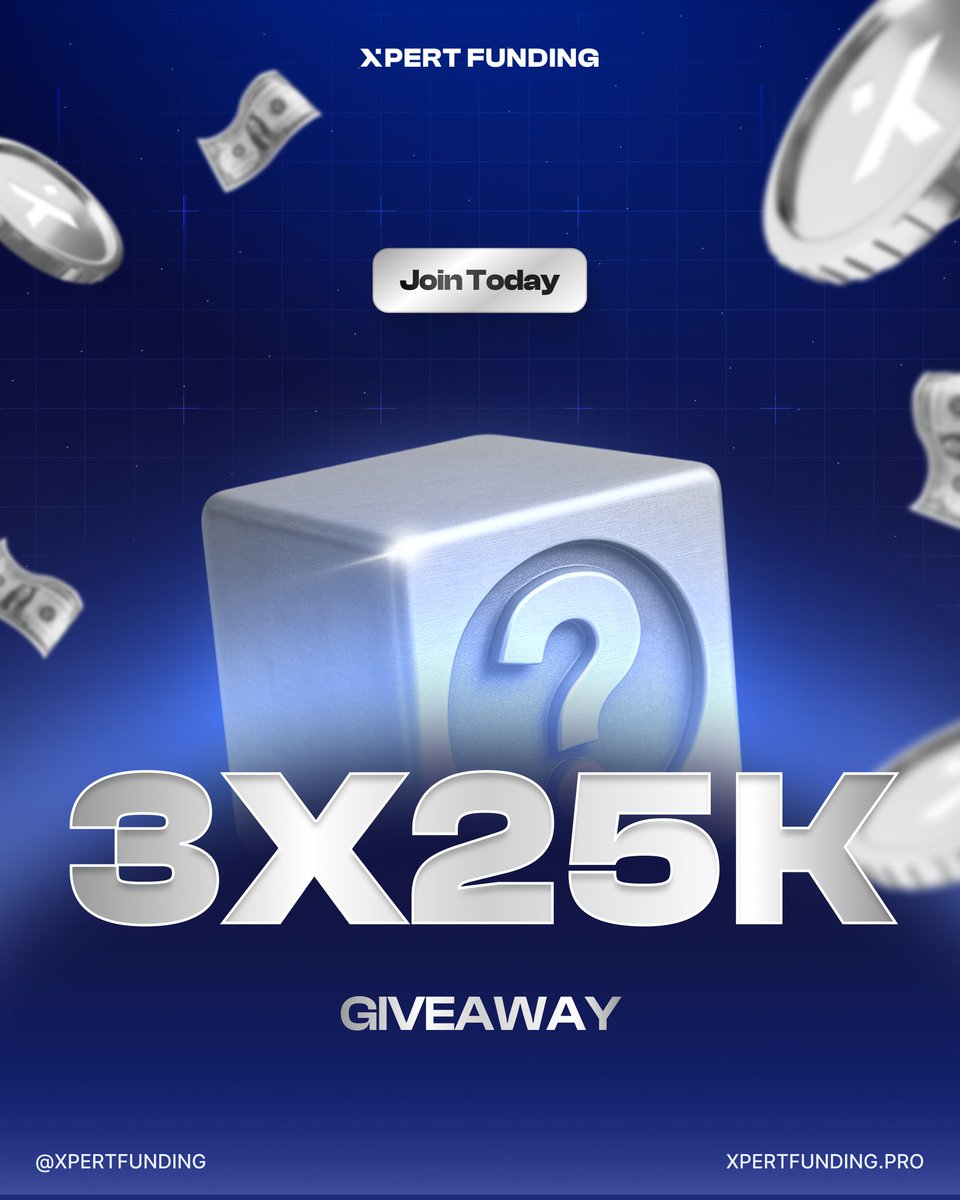 Trader Percy (@traderpercy) on Twitter photo 🚨 GIVEAWAY TIME! 🚨
I’ve partnered with XPERT Funding for a massive giveaway! 💥
🎁 Win 1 of 3 funded trading accounts each worth $25k!
Here’s how to enter:
1️⃣ Follow: <a href="/Xpertfunding/">Xpert Funding</a>, <a href="/traderpercy/">Trader Percy</a>
2️⃣ Like & retweet this post
3️⃣ Tag 3 trader friends
4️⃣ Join the Xpert Funding 🚨 GIVEAWAY TIME! 🚨
I’ve partnered with XPERT Funding for a massive giveaway! 💥
🎁 Win 1 of 3 funded trading accounts each worth $25k!
Here’s how to enter:
1️⃣ Follow: <a href="/Xpertfunding/">Xpert Funding</a>, <a href="/traderpercy/">Trader Percy</a>
2️⃣ Like & retweet this post
3️⃣ Tag 3 trader friends
4️⃣ Join the Xpert Funding