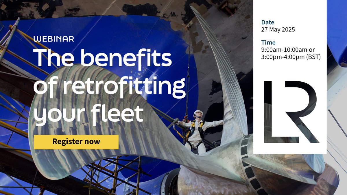 Don't miss our webinar next Tuesday where our experts will explore how retrofitting can enhance your fleet’s efficiency and compliance, with insights from real-world case studies.

Register now: loom.ly/CRdv9Ak #Retrofit #EnergyTransition