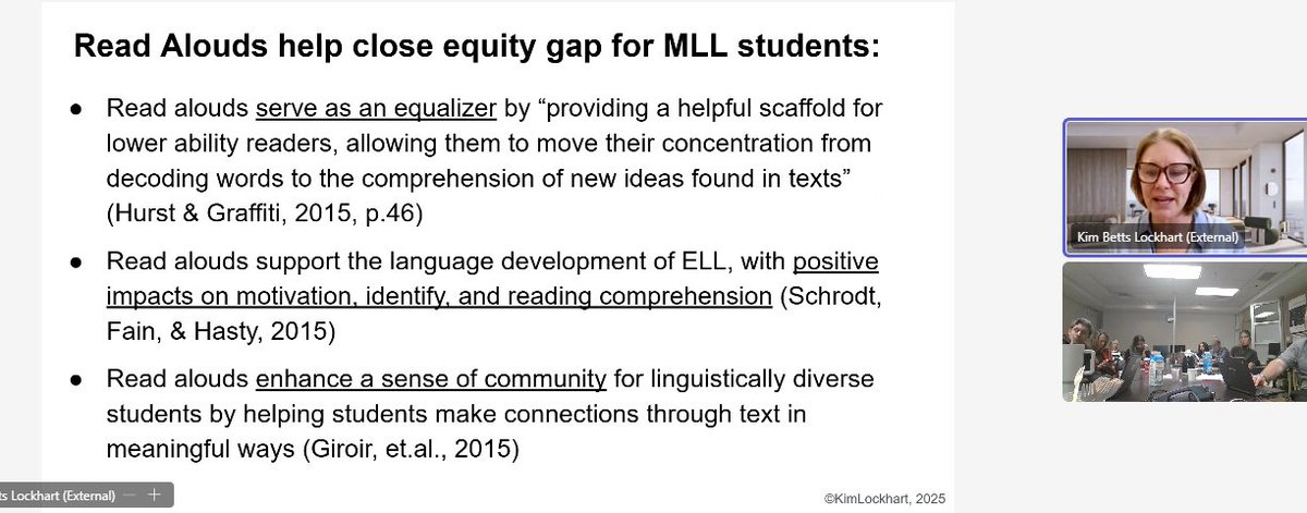 Mrs_Stranges's tweet photo. Such a pleasure having @MmeLockhartLDSB present a wealth of information, research, and practical advice to help bring Structured Literacy to our secondary MLL teachers and students! The science behind Scarborough's Rope is making it's way through secondary! https://t.co/8FzsXokz6l