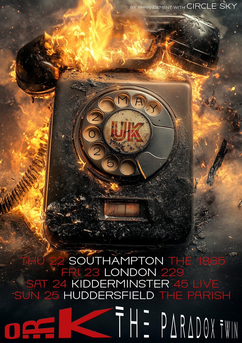 kscope (@kscopemusic) on Twitter photo <a href="/ORKBAND/">O.R.k.</a> live in the UK this week! šøš„
23rd ā 229 - London (with <a href="/TheParadoxTwin_/">The Paradox Twin</a>)
24th ā Jelleymans - Kidderminster (with <a href="/TimBowness/">Tim Bowness</a> )
Tickets available from bandsintown.com/a/12115353 <a href="/ORKBAND/">O.R.k.</a> live in the UK this week! šøš„
23rd ā 229 - London (with <a href="/TheParadoxTwin_/">The Paradox Twin</a>)
24th ā Jelleymans - Kidderminster (with <a href="/TimBowness/">Tim Bowness</a> )
Tickets available from bandsintown.com/a/12115353