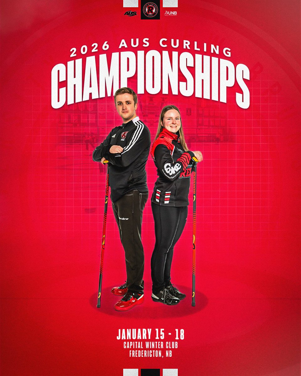 UNB REDS (@unbathletics) on Twitter photo It’s official! 🥌 The AUS Curling Championships return to Fredericton in 2026!
The event will be hosted at the Capital Winter Club from January 15–18.
<a href="/CWCcurling/">Capital Winter Club</a> | #goredsgo It’s official! 🥌 The AUS Curling Championships return to Fredericton in 2026!
The event will be hosted at the Capital Winter Club from January 15–18.
<a href="/CWCcurling/">Capital Winter Club</a> | #goredsgo