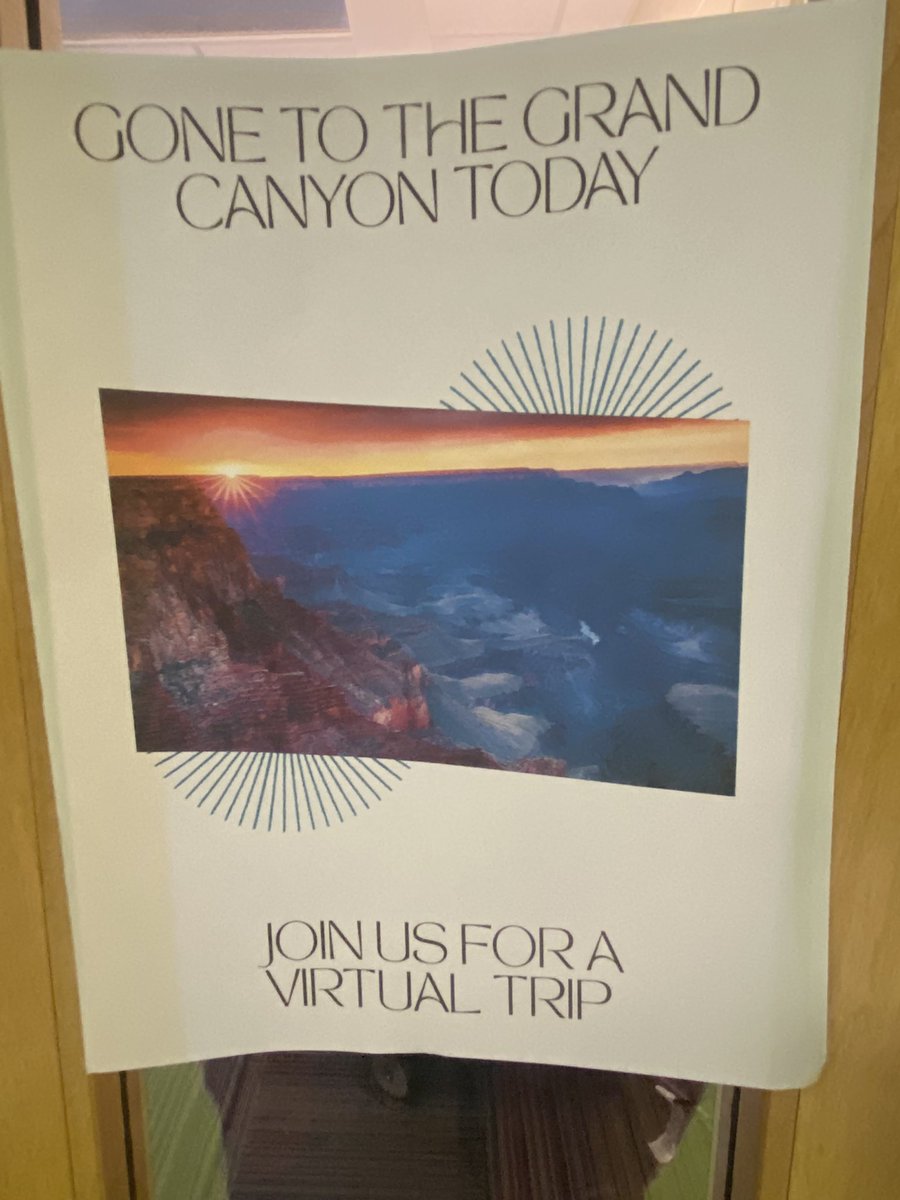 UPES_Leads's tweet image. What better way to wrap up the school year than with a virtual field trip to the Grand Canyon‼️ 
Our 2nd graders explored this natural wonder from the comfort of their classroom. #VirtualFieldTrip #GrandCanyonAdventures #LearningNeverStops @nakelya @KieraSEzell @TCSBoardofEd