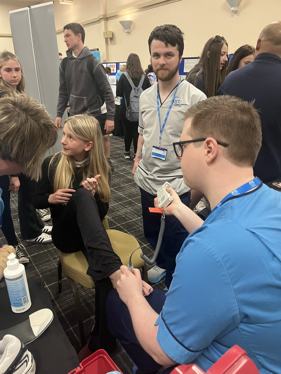 Laura Lennox AHPed (@lauralennox6) on Twitter photo Podiatry sharing #STEM to secondary school pupils at 💥BangGoesDG💥with <a href="/DYWScot/">DYW Scotland</a> <a href="/DGNHS/">NHS DG</a> Great to see <a href="/CaledonianNews/">Glasgow Caledonian University</a> Podiatry students involved too 👣 #podiatry Podiatry sharing #STEM to secondary school pupils at 💥BangGoesDG💥with <a href="/DYWScot/">DYW Scotland</a> <a href="/DGNHS/">NHS DG</a> Great to see <a href="/CaledonianNews/">Glasgow Caledonian University</a> Podiatry students involved too 👣 #podiatry