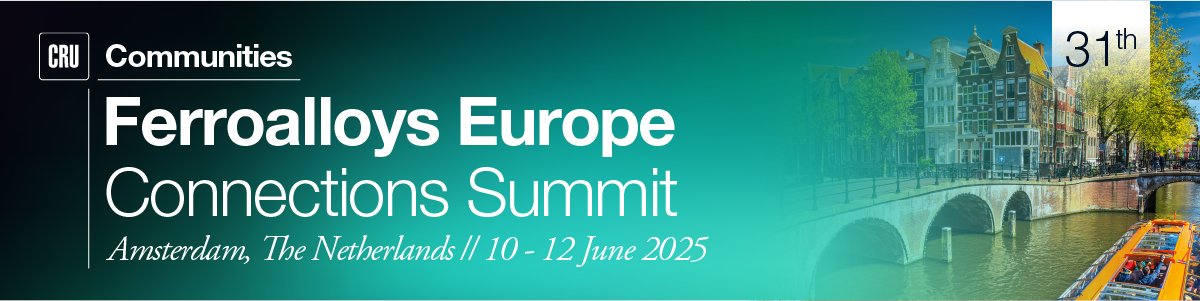 FWWinterIncCo1's tweet photo. looking forward to attending  @CRUconferences  FERROALLOYS EUROPER Connectiosn Summit in Amsterdam #ferroalloys #metals #CRUconferences https://t.co/MtOMB4gOFA