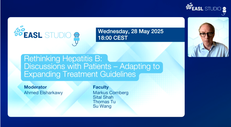EASL Education (@easledu) on Twitter photo <a href="/FrancqueSven/">Sven Francque</a> <a href="/shelley_keating/">Shelley Keating</a> <a href="/elenas_george/">Dr Elena George, AdvAPD, PhD</a> <a href="/EASLnews/">EASLnews</a> Don't miss #EASLStudio next week:
With expanded #HBV treatment guidelines, how can clinicians improve communication, support adherence, and involve patients in care and research?
📅 Wednesday, 28 May | 18:00 CEST
🔗 easl.eu/easl-studio-ep…
<a href="/EASLnews/">EASLnews</a>
#LiverX <a href="/FrancqueSven/">Sven Francque</a> <a href="/shelley_keating/">Shelley Keating</a> <a href="/elenas_george/">Dr Elena George, AdvAPD, PhD</a> <a href="/EASLnews/">EASLnews</a> Don't miss #EASLStudio next week:
With expanded #HBV treatment guidelines, how can clinicians improve communication, support adherence, and involve patients in care and research?
📅 Wednesday, 28 May | 18:00 CEST
🔗 easl.eu/easl-studio-ep…
<a href="/EASLnews/">EASLnews</a>
#LiverX