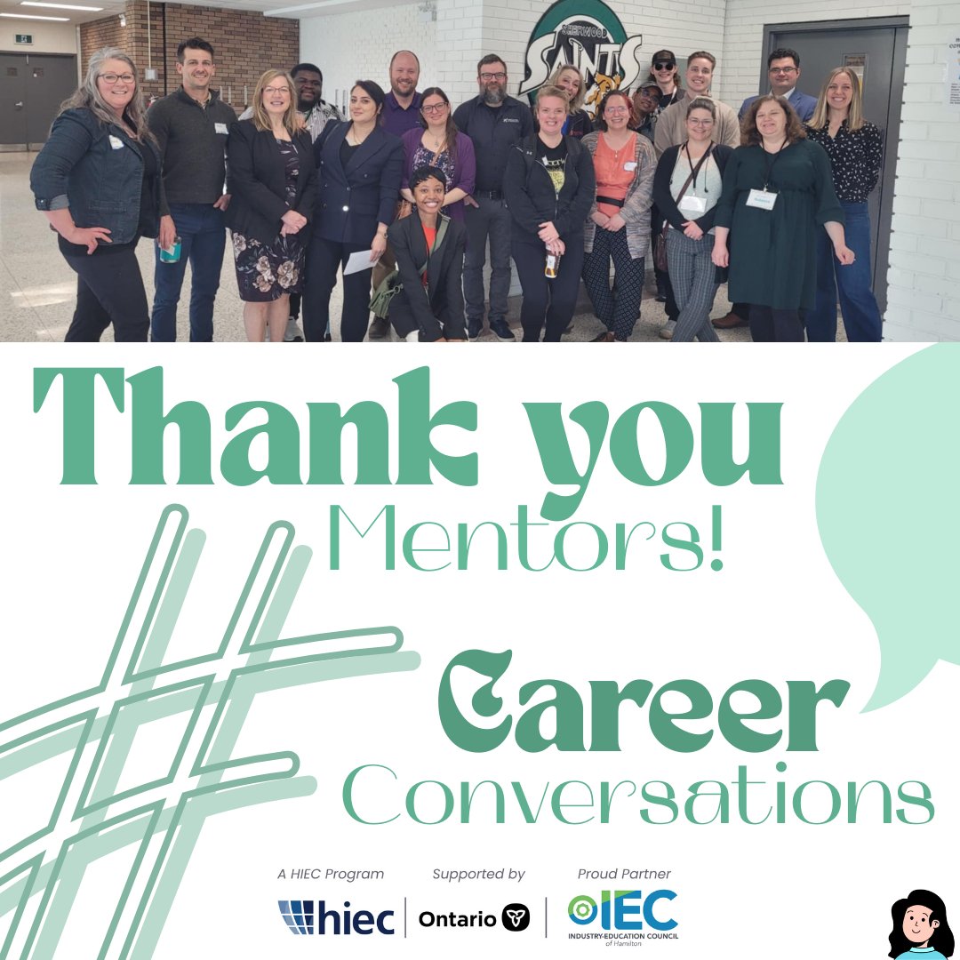 Thank you to <a href="/Sherwood_HWDSB/">Sherwood Secondary</a> and the grade 9 &amp; 10 students for welcoming these amazing volunteer mentors on Wednesday, May 7th to engage in Career Conversations. We are thankful to the mentors for coming and participating! 💗

<a href="/HaltonIEC/">HIEC</a>
#Ontario #CareerCoaching #InspireYouth