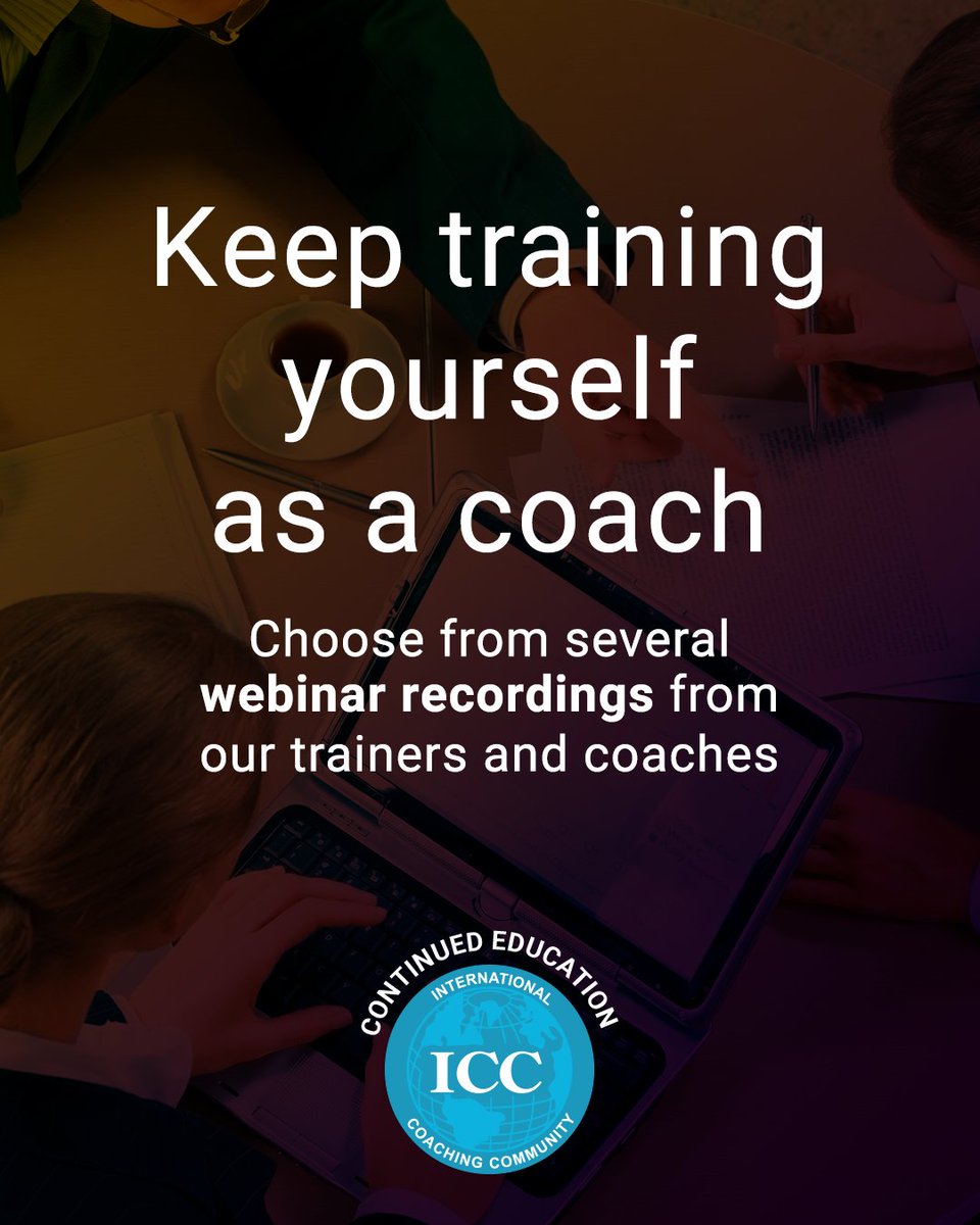 Webinar Library

Browse through our webinars, choose from many topics, and add tools and knowledge to your coaching practice!

Recordings in English: bit.ly/4jdVYzO
Grabaciones en Español: bit.ly/43pKXFo

#ICC24Years #CoachingtheWorld #CoachingWebinar