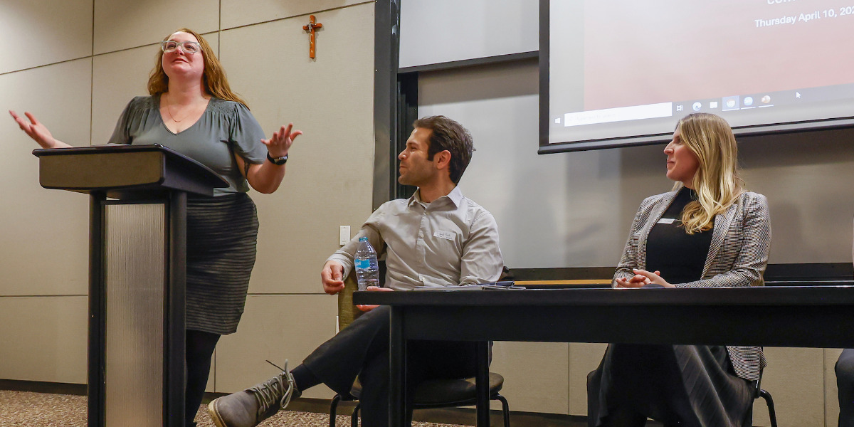 LoyolaLaw's tweet photo. Loyola’s  Stand Up for Each Other (SUFEO) student organization celebrates 10 years! Since the educational advocacy program launched, law students in  SUFEO have served hundreds of K-12 students and their families. Read  more: https://t.co/nVCJB71ThY https://t.co/ZdM1bInQGU