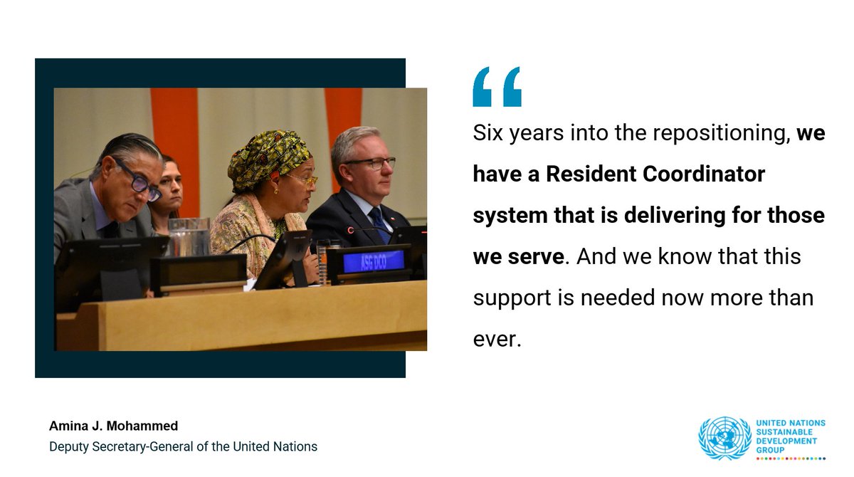 UN Sustainable Development Group 🇺🇳 (@un_sdg) on Twitter photo "We must recommit to accelerated action that delivers the #GlobalGoals for people and planet."
On day 2 of the <a href="/UNECOSOC/">UN ECOSOC President</a> Operational Activities Segment, <a href="/UN/">United Nations</a> Deputy Chief <a href="/AminaJMohammed/">Amina J Mohammed</a> presents the #UNSDGReport2025 to Member States.
⏩Remarks: bit.ly/4mlUS7H "We must recommit to accelerated action that delivers the #GlobalGoals for people and planet."
On day 2 of the <a href="/UNECOSOC/">UN ECOSOC President</a> Operational Activities Segment, <a href="/UN/">United Nations</a> Deputy Chief <a href="/AminaJMohammed/">Amina J Mohammed</a> presents the #UNSDGReport2025 to Member States.
⏩Remarks: bit.ly/4mlUS7H