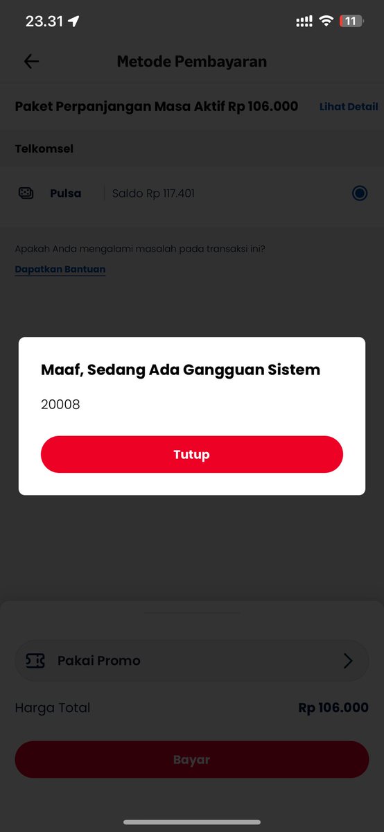 cielahbrayyy's tweet photo. @Telkomsel beli paket masa aktif 330 / 360 hari kenapa gagal? https://t.co/AO28uA9uLy