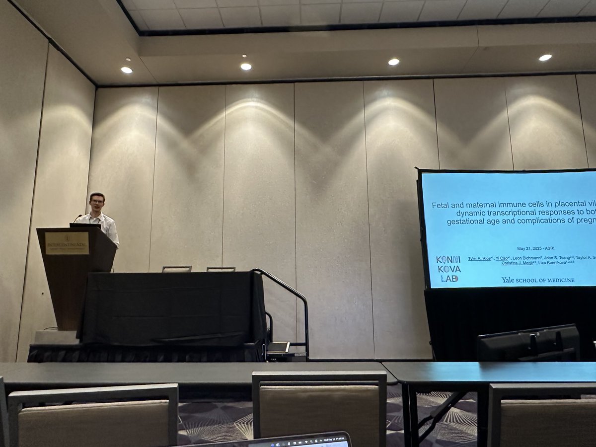Konnikova lab (@lizakonnikova) on Twitter photo <a href="/Tyler_A_Rice/">Tyler Rice</a> presenting amazing work in immune cells at the MFI. <a href="/ASReproImmuno/">ASRI</a> <a href="/YaleMed/">Yale School of Medicine</a> <a href="/YalePediatrics/">Yale Pediatrics</a> <a href="/YaleIBIO/">Yale Department of Immunobiology</a> <a href="/Tyler_A_Rice/">Tyler Rice</a> presenting amazing work in immune cells at the MFI. <a href="/ASReproImmuno/">ASRI</a> <a href="/YaleMed/">Yale School of Medicine</a> <a href="/YalePediatrics/">Yale Pediatrics</a> <a href="/YaleIBIO/">Yale Department of Immunobiology</a>