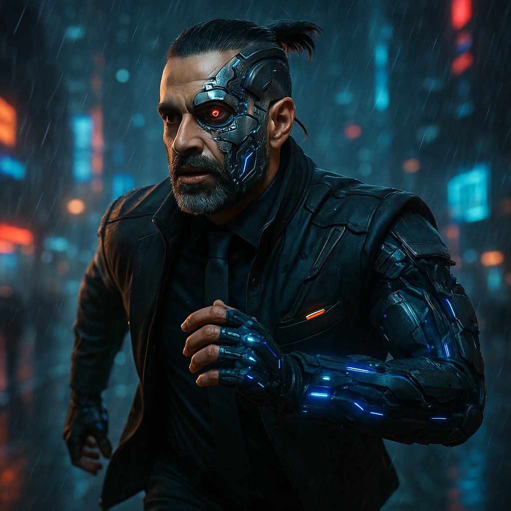 Niksyn9's tweet image. #CryptoToTheMoon! These creations were made using #GPT4oImage and the video was from @higgsfield_ai .
PROMPT:
Turn this guy into a Roman Warrior cyberking would like like in 2055. Give him a grey/black beard and a small man bun with his side of head shaved. Make it look very…