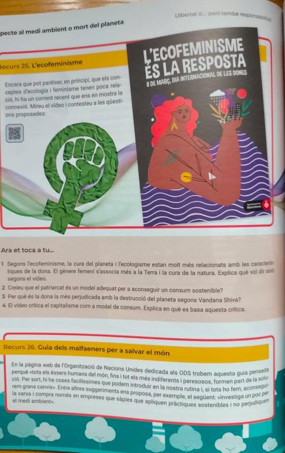 crismartinj's tweet photo. Libro de Filosofía de 4° ESO de la Comunidad Valenciana. El adoctrinamiento de la Agenda 2030 comienza en el aula y sigue en la TV, la música, el cine... https://t.co/MHilNcBwaM