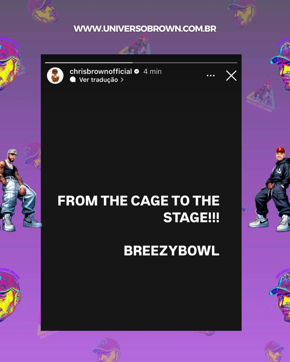 UniversoCBsite's tweet image. Chris Brown postou seu primeiro stories no IG após ser liberado da custódia! O velho ficou com saudades dos textos padrões 😂♥️ AMAMOS!!

“Da cela para o palco. BREEZYBOWL”

#chrisbrown #breezy #teambreezy