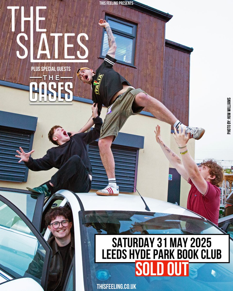 We are buzzing to say we’ve got <a href="/TheCases_Band/">The Cases</a> supporting us at our Leeds headline show next Saturday (31st May)🤩

It’s going to be a great night of music, there’s a handful of tickets that have been released so if you’re wanting one now’s your chance!🙌🏻