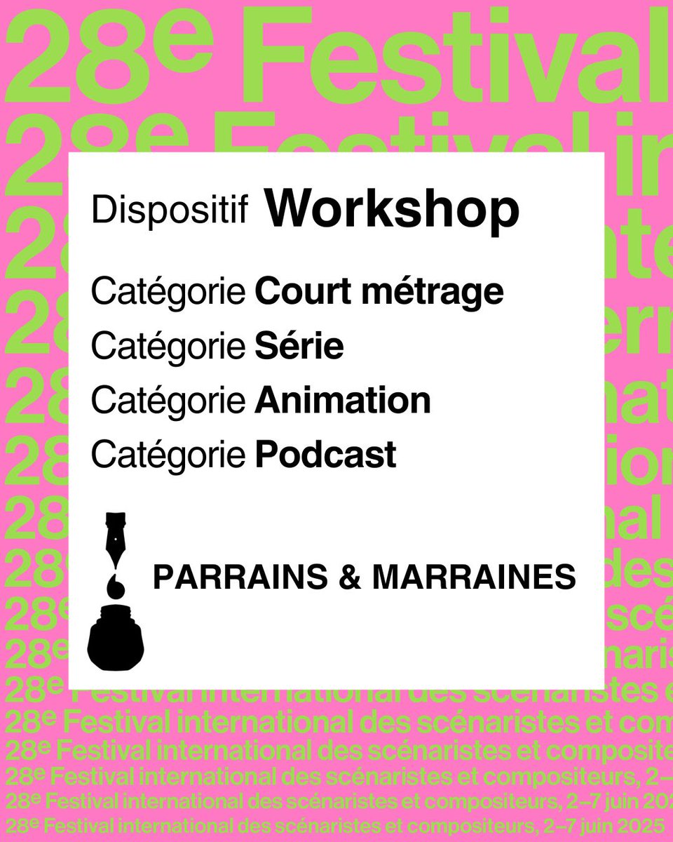 WORKSHOP — Parrains &amp; Marraines
Nous sommes ravis d'annoncer les parrains et marraines du dispositif Workshop !
Joris MORIO
Sullivan LE POSTEC
Corinne DESTOMBES
Camille JUZEAU
 
 🙏Un immense merci à ces professionnel·les qui les accompagnent.