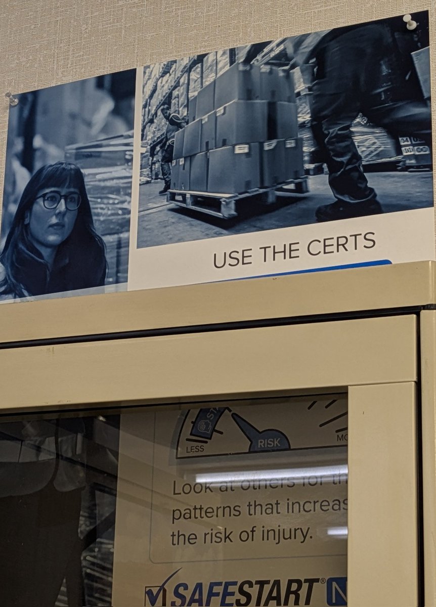 Ubetterdont's tweet photo. Every time I see this poster at work it reminds me of @iamjohnoliver 

@LastWeekTonight 
#safetynerd https://t.co/drcG5dgDc4