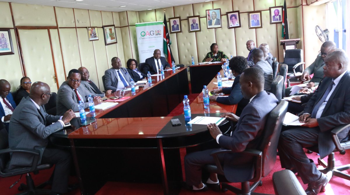 Members of the Committee on Parastatals Bodies of the Zambia's National Assembly during a benchmarking visit to the Office of the Auditor-General, Kenya. They Compared notes on how the two countries are enhancing public accountability.
#EnhancingAccountability