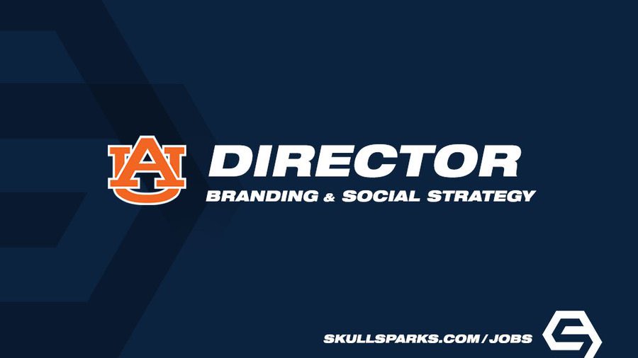 Opportunity with @auburnfootball
Director, Branding &amp; Social Strategy (Football)
Auburn, Alabama
tinyurl.com/3fzmx3rc

SkullSparks.com/jobs/