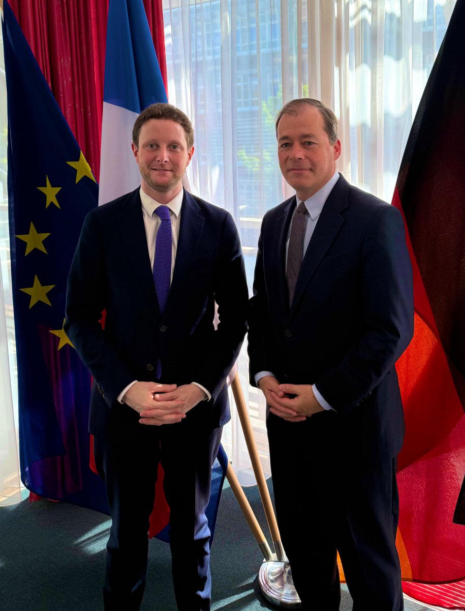 De nouveau, de fructueux échanges à Berlin, en particulier avec le ministre <a href="/GuntherKrichba3/">Gunther Krichbaum</a>, l’ambassadeur Michael Clauss et <a href="/markspeich/">markspeich</a> <a href="/KASonline/">Adenauer-Stiftung</a>, pour formuler rapidement des propositions sur nos grands défis communs, de la culture à la défense…